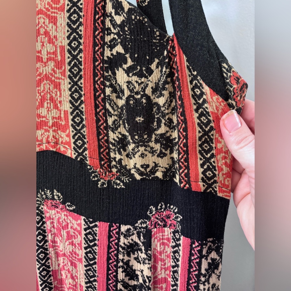 Free People Boho Patterned Maxi Dress - Picture 9 of 11
